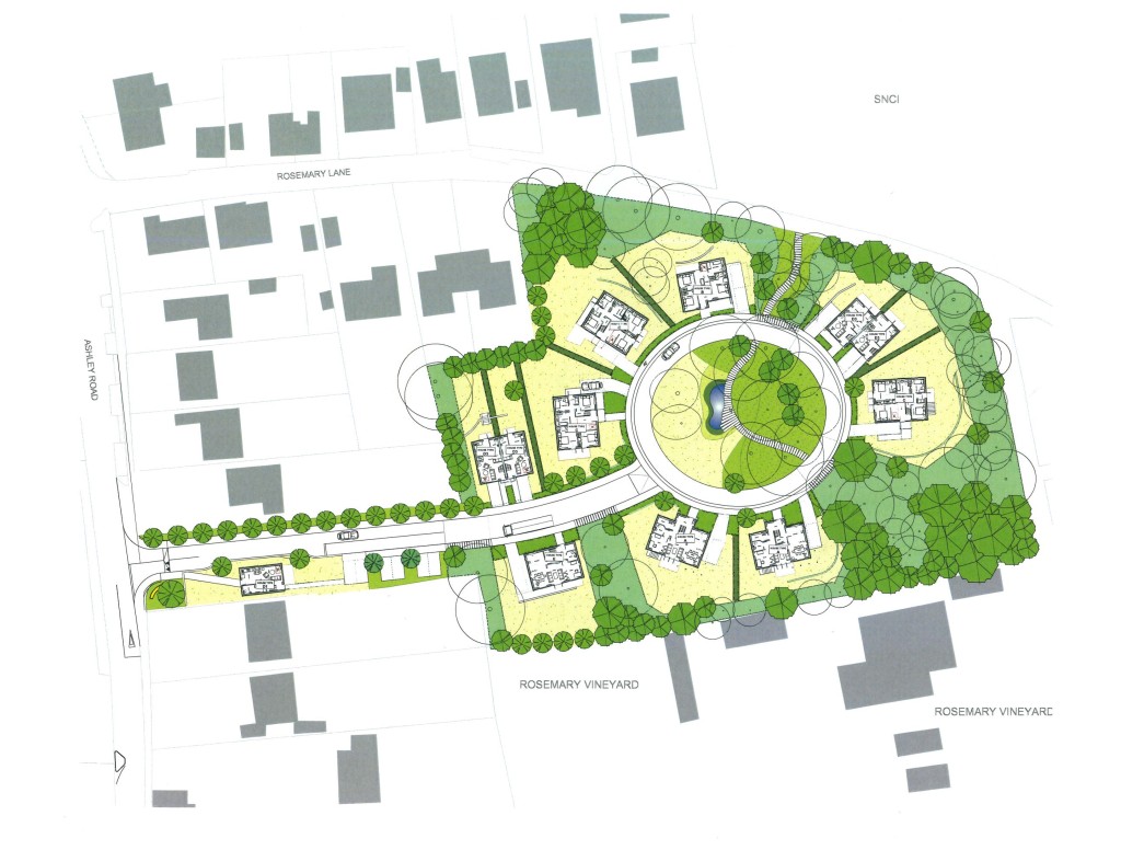 Lot: 70 - TWO ACRE SITE WITH A PREVIOUS RESOLUTION TO GRANT PLANNING - Site Plan of the Proposed Development